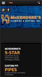 Mobile Screenshot of mckendreesplumbing.com